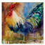 «Renegade Rooster» Mattox, reproduction d'aquarelle sur toile tendue-30393034