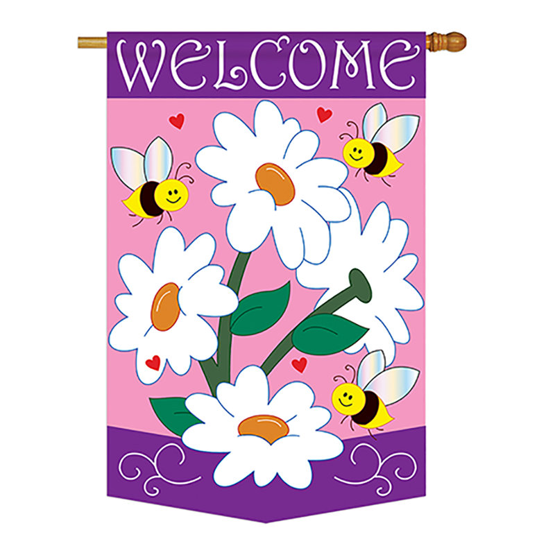 Drapeau de maison Masala Daisies
