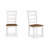 Jordan 7-Piece Dining Set for 6 · Two-Tone Cherry & White · Mango Wood