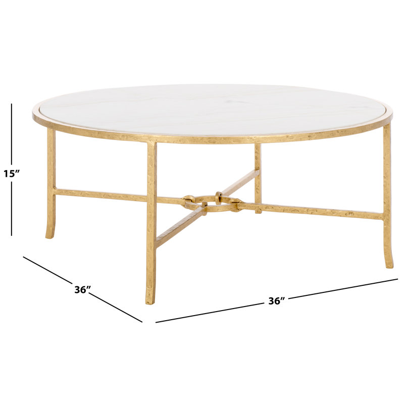 Markley Forged Metal Round Coffee Table