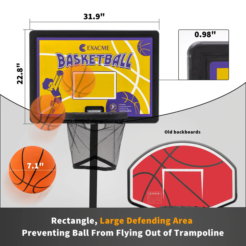 Exacme 1'' Foam Basketball Hoop