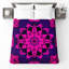 Pink Purple Kaleidoscope Quilted Bedspread All Sizes-127458801