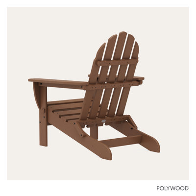 Chaise Adirondack pliante POLYWOOD Classic Adirondack