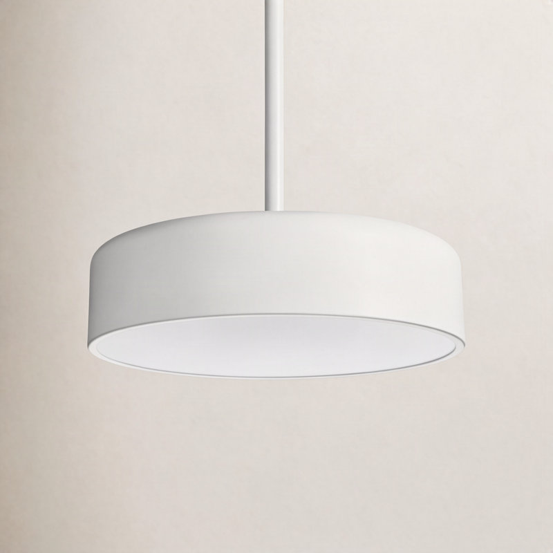 Bobber 1 - Light LED Pendant, 11" H x 12" W x 12" D, White