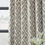 Panneau de rideau simple obscurcissant en coton à motif géométrique de style contemporain Rami-28124424-28124428