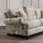 Farmhouse Style Printed Linen Sofa
