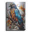 Art mural en métal Winston Porter «Blue Hawk» par Momart-2083593322