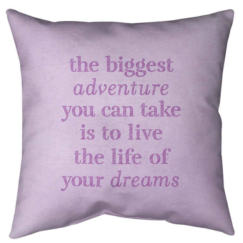 Coussin de sol, 28 po x 28 po, Violet