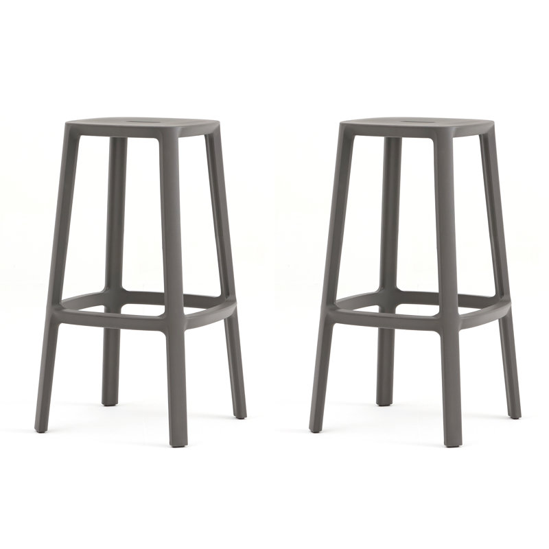 Tabouret de bar et de comptoir Cadrea, Tabouret de bar (siège d'une hauteur de 30 po), Brun foncé