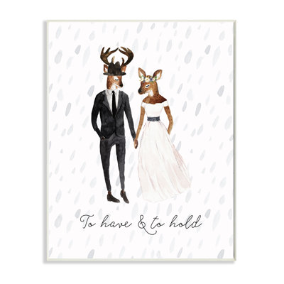 «To Have and to Hold Deer Stretched», reproduction sur toile