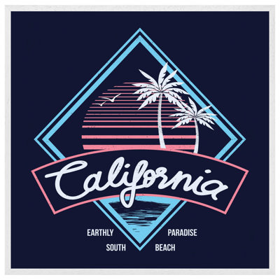 Monaca Neon California - Single Picture Frame Print