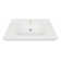 MEBO 36'' White Reinforced Acrylic Rectangular Bathroom Sink with Overflow