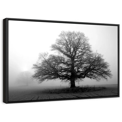 "Arbre dans une brume, art mural"