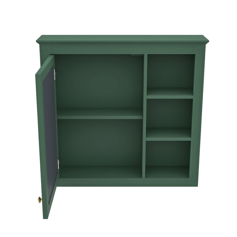 Armoire à pharmacie murale Yazmene, Vert