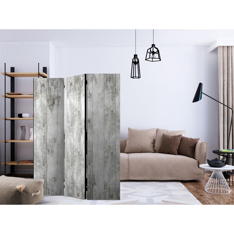 Gerdes 172cm H Solid Wood Folding Room Divider, 3