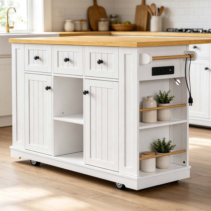Îlot de cuisine, White
