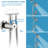 No-Tool Installation 5 Inch Rain Shower & 7-Spray Handheld Combo with 26" Adjustable Slide Bar, Dual Flow 1.8GPM WaterSense​-129237777