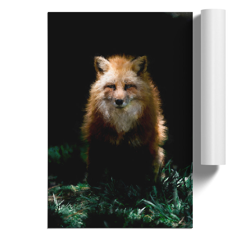 Red Fox Vol.4 - No Frame Print, 42cm H x 30cm W x 0.1cm D