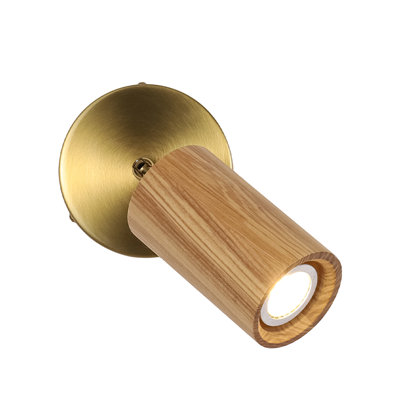 1-Light Rotatable Spotlight Wall Sconce