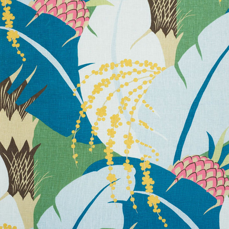 Ananas Fabric, Peacock