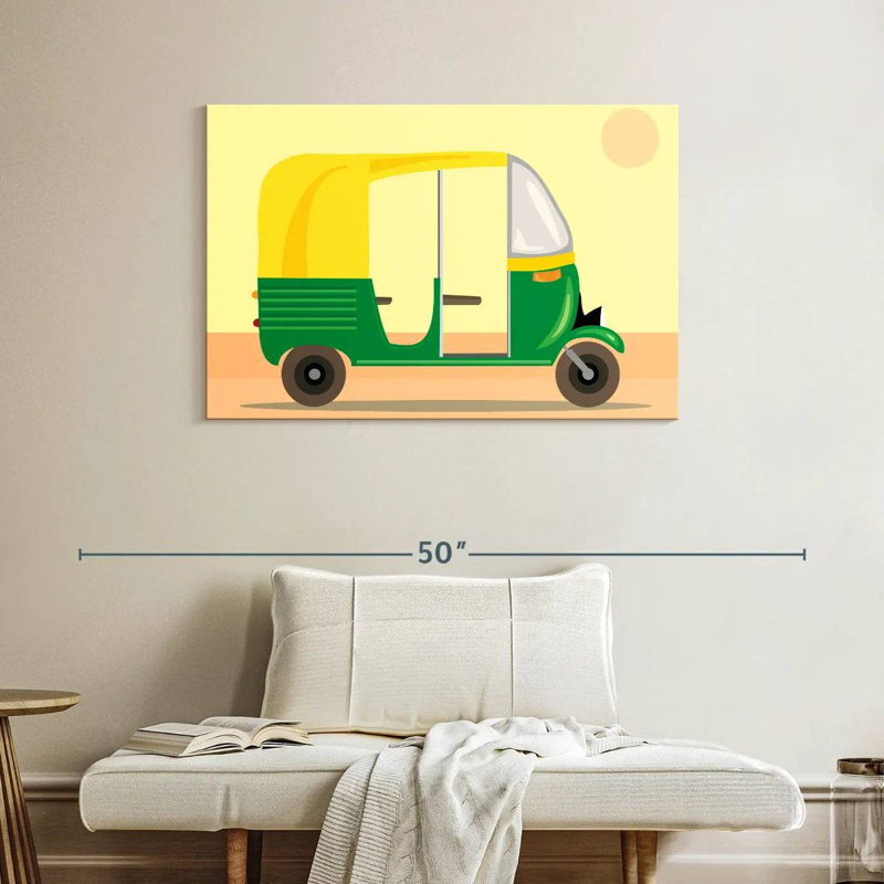 Mehar Motor Rickshaw, 26" H x 39" W