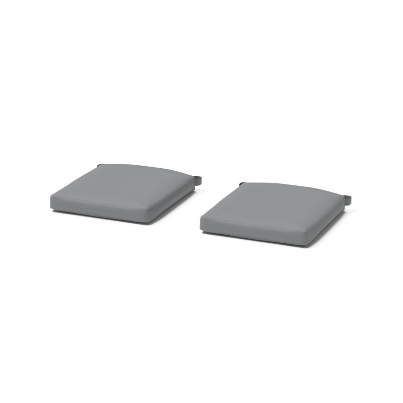 Balceta Sunbrella Outdoor 2'' Cushion Cover, Gray