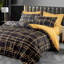 Microfiber Chequered Duvet Cover Set-126671809