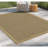 Earth Jute/Mocha 2 ft. 7 in. x 7 ft. 3 in. Indoor/Outdoor Area Rug