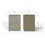 Groove Handled 2 Drawer Bedside-2042859026
