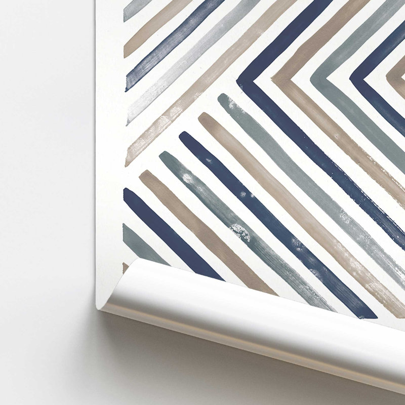 Linear Visions I Print, H 20 po x l 16 po, Papier sans cadre