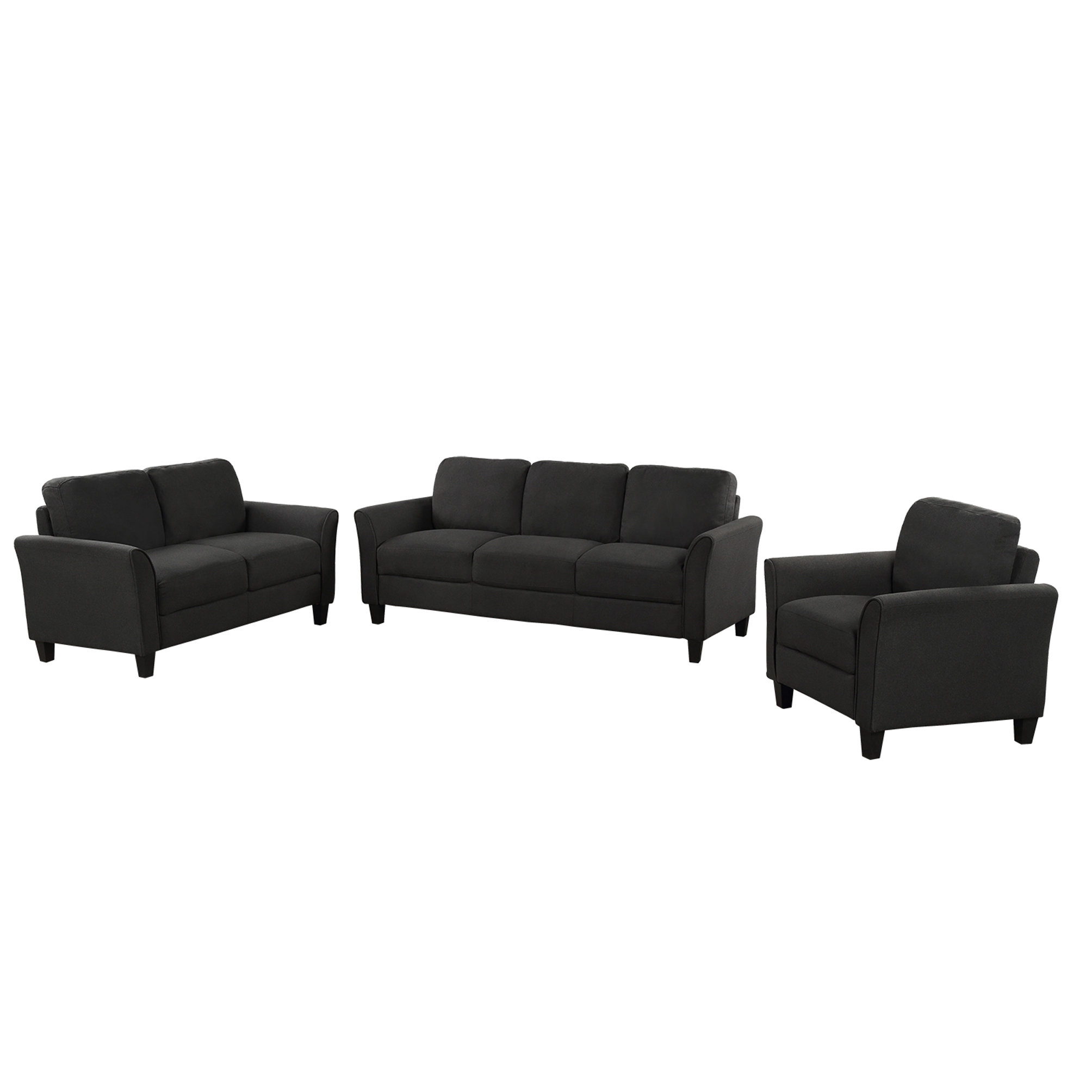 Red Barrel Studio Living Room Sets Furniture Armrest Sofa Single Chair ...