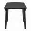 Table de salle à manger extensible ronde pliante pour petits espaces (42,36 po, noir, 2 à 4 places)-1203211532