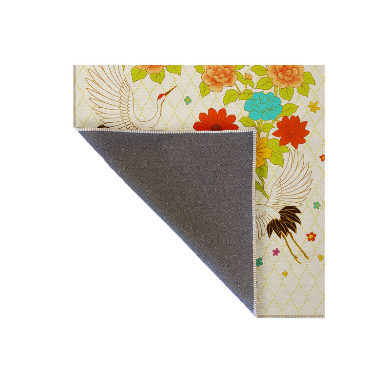 Tapis beige tissé traditionnel Mosso, 6'7" x 9'10"