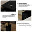 Bureau à hauteur réglable Italian Minimalist, noir / brun en option, console à dossier avec rangement pour unité centrale et prise de courant intégrée, bureau à domicile-104835973-104835992-104835994