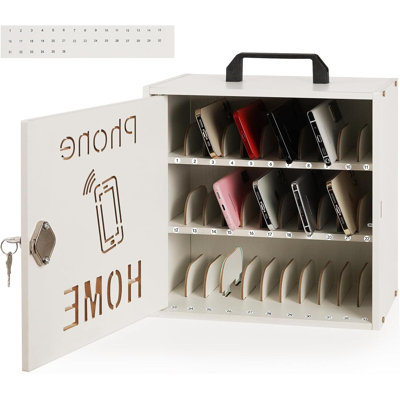 Armoire de rangement pour téléphone portable de classe avec serrure