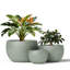 Pot à fleurs en béton 3 pièces Gibson-126478746