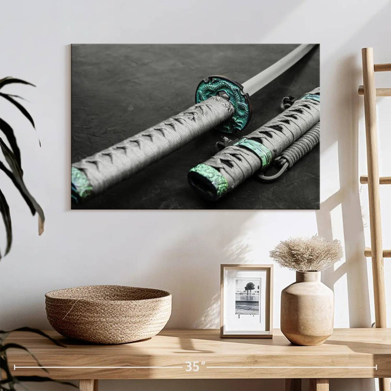Épée Katana Mait Dragon, H 16 po x l 24 po