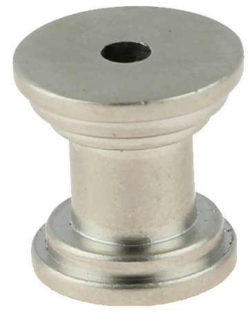 Base de bouton ou de poignée - 16 x 16 mm, Cuivre antique