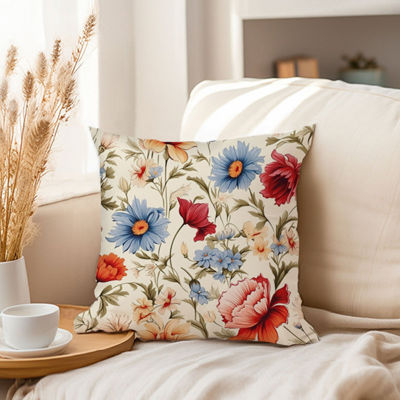 Botanical Wildflower Symphony III Cottage & Cottagecore, 20" H x 20" W