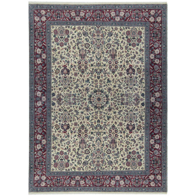 Tapis rouge noué à la main de haute qualité