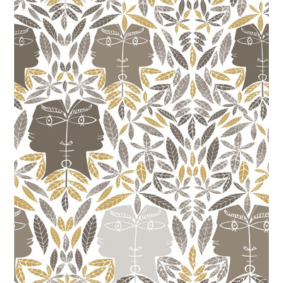 The Wall - Jean Cocteau Floral Double Roll