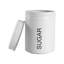 Harbour Housewares - Round Metal Kitchen Sugar Canister-1579358231-1579358228