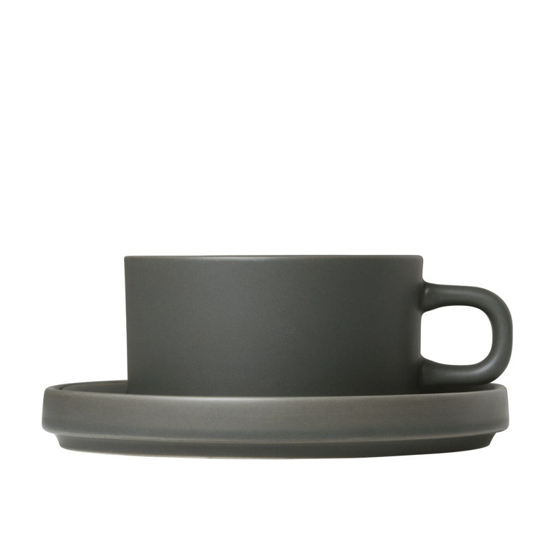 Pilar Teacup & Saucer, Agave Green