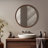 Wood Round Wall Mirror for Bathroom Bedroom Vanity Home Decoration-1011608368-1013173690