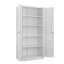 Armoire de rangement, classeur à 2 portes avec serrure, 4 tablettes réglables pour le bureau et la maison-1512077415