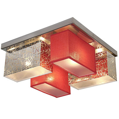 Pascoe Fabric Semi Flush Mount