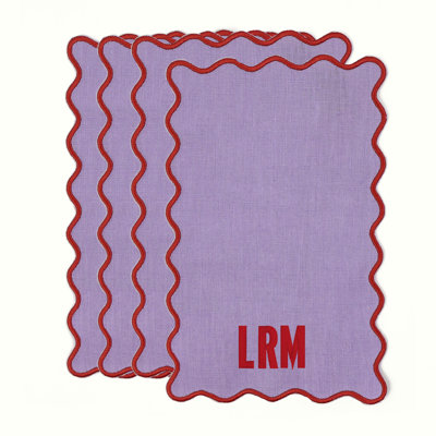 The Vivienne Rectangle Cocktail Napkins