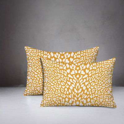 Kiefer Zebra Print Indoor/Outdoor Reversible Pillow