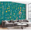 Papier peint adhésif à peler et coller, notes de musique sans soudure, H 100 po x l 144 po, papier mural amovible en PVC, adhésif pour chambre à coucher, salon, bureau à domicile-1799043035