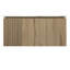 Armoire Woodgrain en contreplaqué avec une porte et un tiroir, sans lavabo et couvercle, sans couvercle de robinet et d'évier-813471459